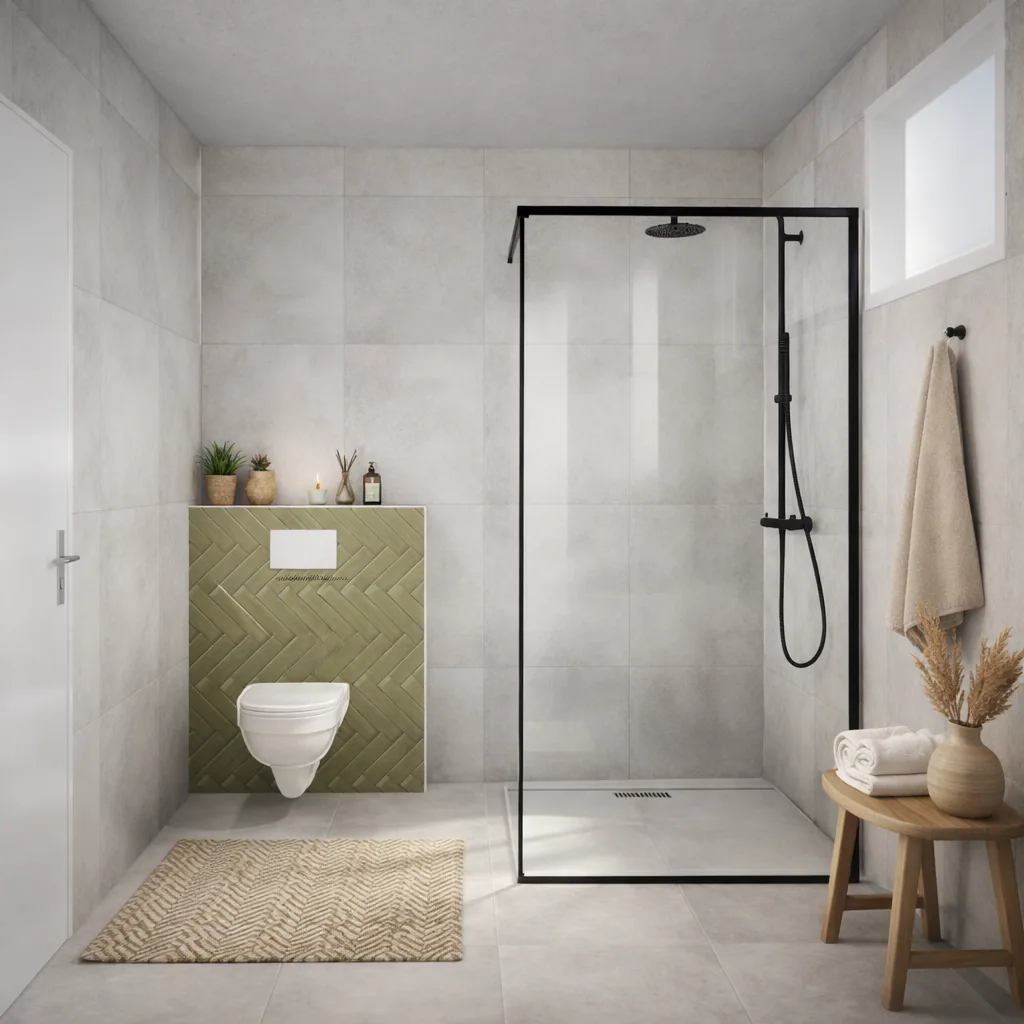 Badkamer met inloopdouche